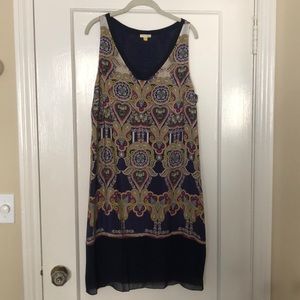 Anthropologie Leifsdottir Paisley Shift Dress - 14